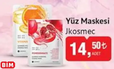 JKOSMEC YÜZ MASKESİ